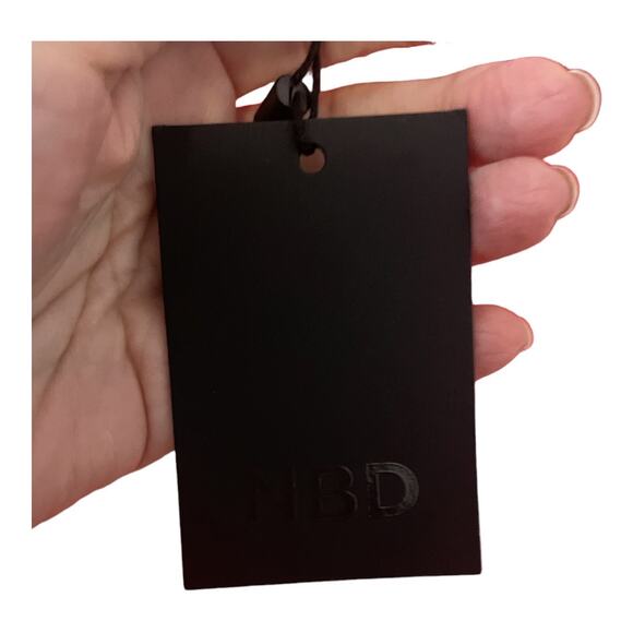 NBD Strappy Maxi Dress Halter Neck Open Back Formal Party Gala Prom Abstract S - Picture 11 of 13